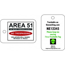 Area 51 Trackable Tag (by NE Geocaching Supplies)